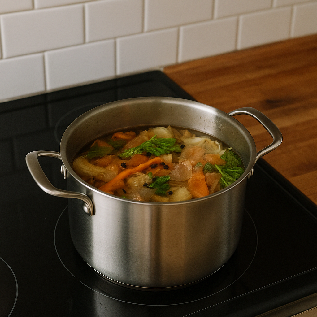 Bouillon de légumes maison